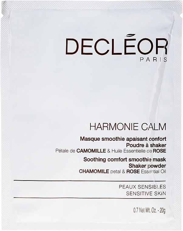 Face Mask - Decleor Harmonie Calm Soothing Comfort Smoothie Mask Shaker Powder — photo N1