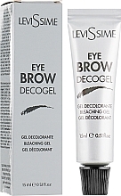 Fragrances, Perfumes, Cosmetics Bleaching Brow Gel - LeviSsime Eye Brow Decogel