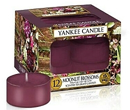 Fragrances, Perfumes, Cosmetics Tea Light Candles - Yankee Candle Tea Lights Candles Moonlit Blossoms