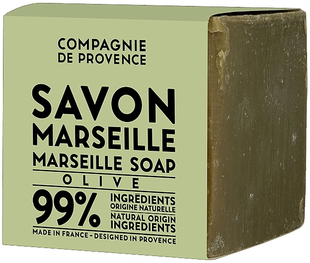 Olive Soap Bar - Compagnie De Provence Marseille Olive Soap Cube — photo N2