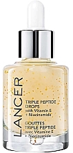 Fragrances, Perfumes, Cosmetics Concentrated Anti-Aging Elixir - Lancer Triple Peptide Drops with Vitamin E + Niacinamide