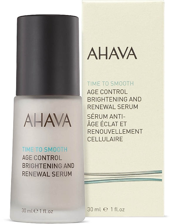 Brightening & Renewal Serum - Ahava Time To Smooth Brightening And Renewal Serum — photo N2