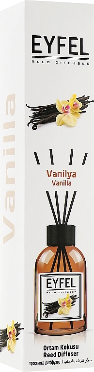 Reed Diffuser "Vanilla" - Eyfel Perfume Reed Diffuser Vanilla — photo N1