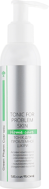 Face Tonic for Problem Skin - Green Pharm Cosmetic Tonic For Problem Skin PH 3,0 — photo N1