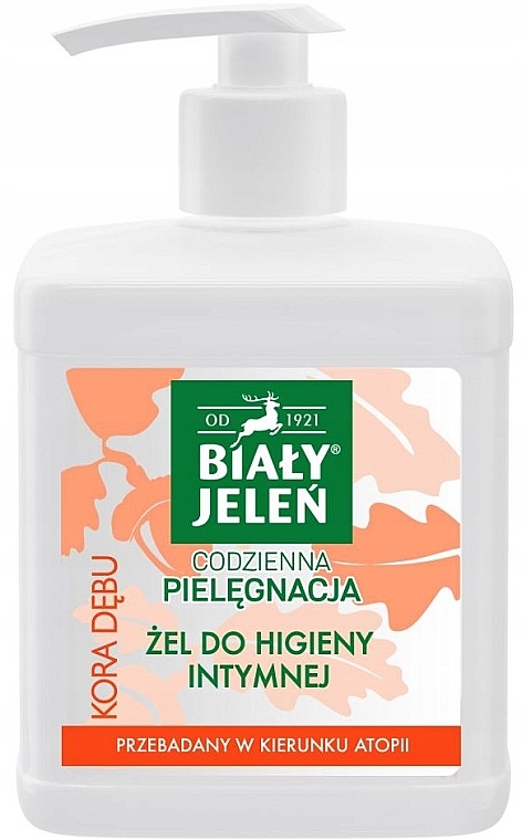 Intimate Hygiene Gel with Oak Bark - Bialy Jelen Gel For Intimate Hygiene — photo N1