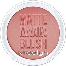 Fragrances, Perfumes, Cosmetics Face Blush - Misslyn Matte Mania Blush