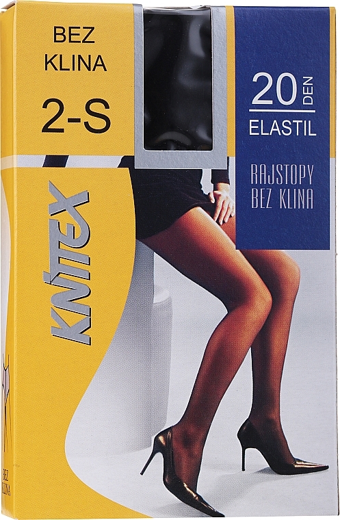 Women Tights "Elastil" 20 Den, nero - Knittex — photo N1