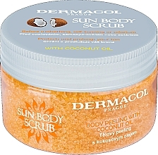 Body Scrub with Coconut Oil - Dermacol Sun Body Scrub — photo N1