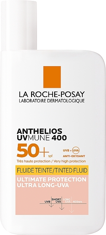 Sunscreen Fluid with Tinting Effect - La Roche Posay Anthelios UVmune 400 Tinted Fluid SPF50+ — photo N1