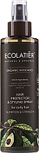 Fragrances, Perfumes, Cosmetics Styling Hair Spray - Ecolatier Organic Avocado Hair Protector & Styling Spray