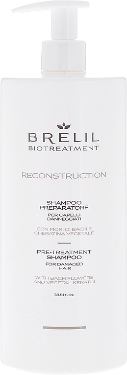 Pre-Treatment Shampoo - Brelil BioTreatment Reconstruction Shampoo — photo N1