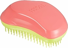 Hair brush - Tangle Teezer The Original Salmon Pink Hyper Yellow — photo N2