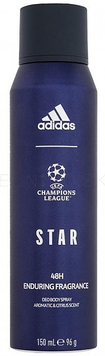 Adidas UEFA Champions League Star - Body Deodorant Spray — photo N1