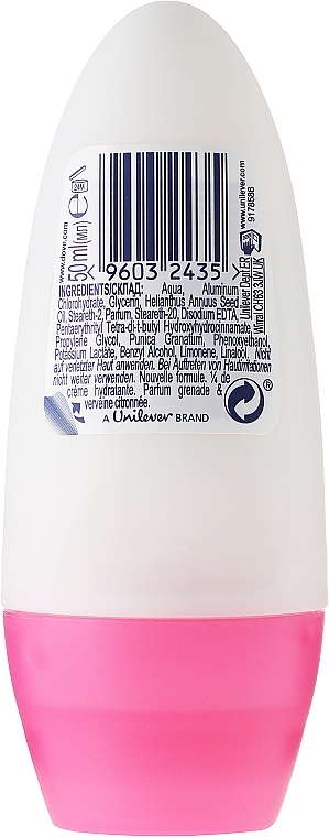 Deodorant - Dove Go fresh Pomegranate & Lemon Verbena Deodorant — photo N2