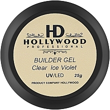 Builder Gel - HD Hollywood Builder Gel Clear Ice Violet — photo N1