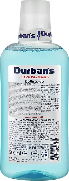 Ultra Whitening Mouthwash - Durban`s — photo N2