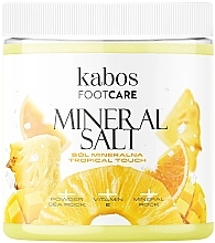 フット バス用 ミネラル ソルト - Kabos Foot Care Tropical Touch  — photo N1