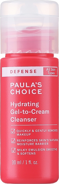 Moisturizing Cleansing Gel Cream - Paula's Choice Hydrating Gel-to-Cream Cleanser — photo N1