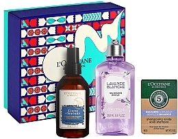 Fragrances, Perfumes, Cosmetics L'Occitane - Set (sh/gel/250ml + shm/60g + pillow/mist/100ml)
