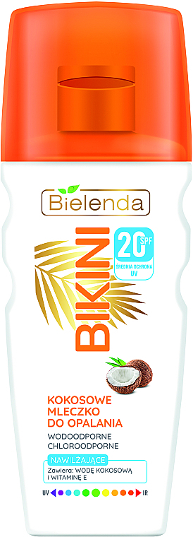 Coconut Sun Milk - Bielenda Bikini Coconut Sun Lotion SPF 20 — photo N1