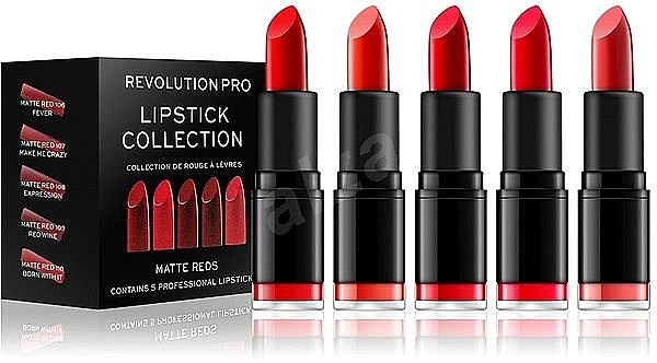Lipstick Set - Revolution PRO Lipstick Collection - Matte Reds — photo N2
