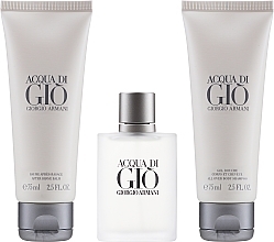 Giorgio Armani Acqua di Gio Pour Homme - Set (edt/50ml + sh/gel/75ml + ash/balm/75ml)  — photo N2