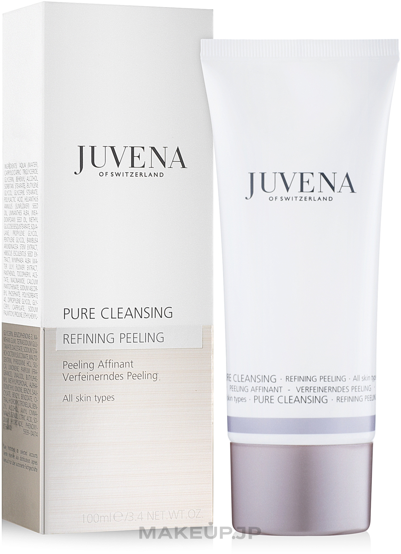 Gentle Facial Peeling with Bamboo Charcoal - Juvena Pure Cleansing Refining Peeling — photo 100 ml