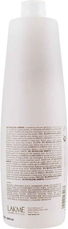 Dry & Damaged Hair Shampoo - Lakme K.Therapy Repair Shampoo — photo N4