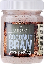Fragrances, Perfumes, Cosmetics Coconut Bran Face Peeling - Hristina Cosmetics Coconut Bran Face Peeling