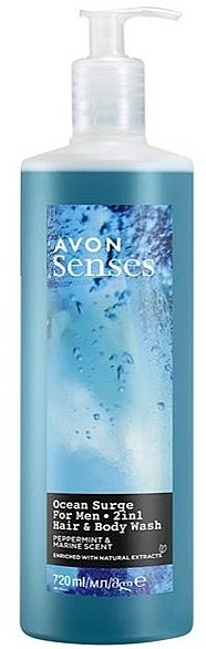 Shower Gel "Ocean Energy" - Avon Senses Ocean Surge Shower Gel — photo N5