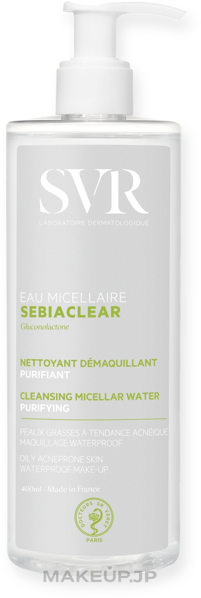 Cleansing Micellar Water - SVR Sebiaclear Purifying Cleansing Water — photo 400 ml