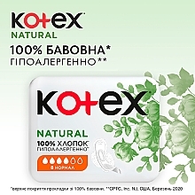 Sanitary Pads, 8 pcs - Kotex Natural Normal — photo N4