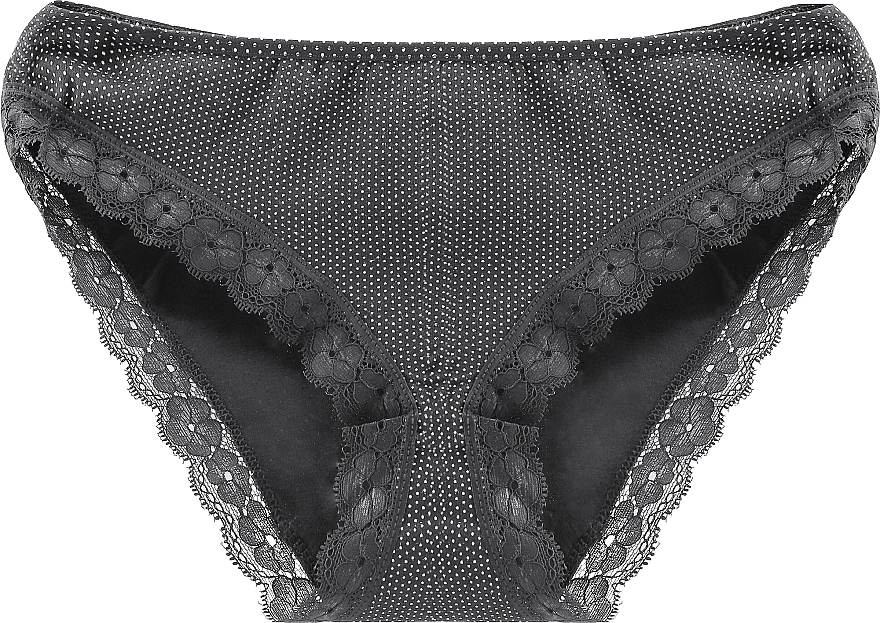 Lace Bikini Panties 'Figi', grey - Moraj — photo N1