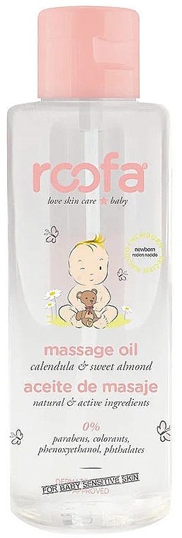 Massage Body Oil - Roofa Calendula & Sweet Almond Massage Oil — photo N2