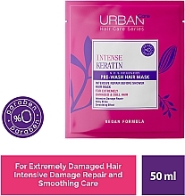 Intensive keratin Hair Mask - Urban Care Intense & Keratin Pre-Hair Mask — photo N2