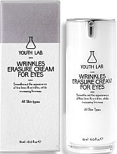 Fragrances, Perfumes, Cosmetics Anti-Wrinkle Eye Cream - Youth Lab. Wrinkles Erasure Cream For Eyes