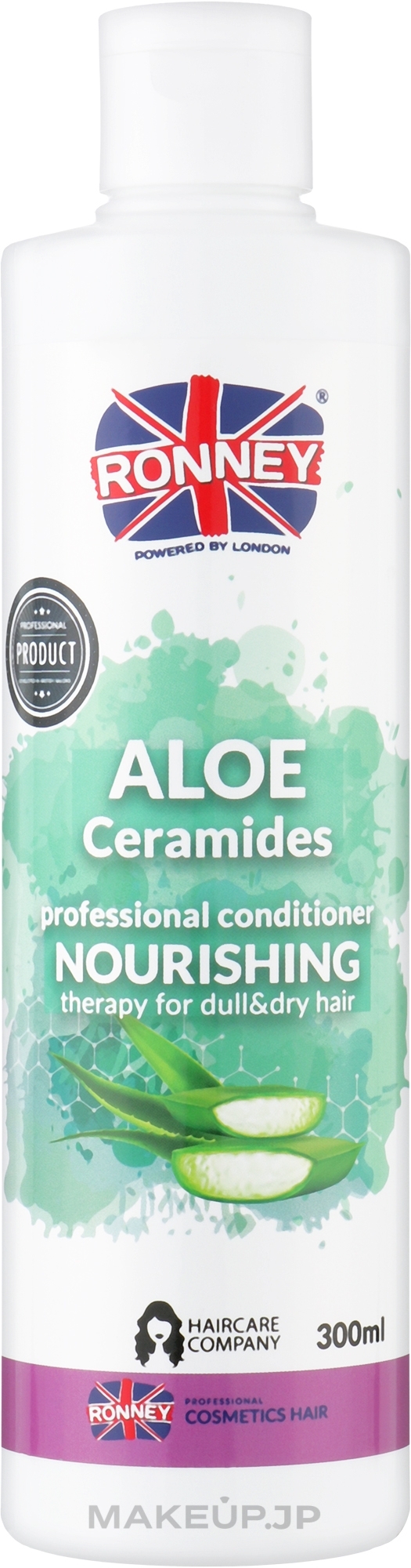 Conditioner for Dry Hair - Ronney Professional Nourshing Aloe Ceramides — photo 300 ml