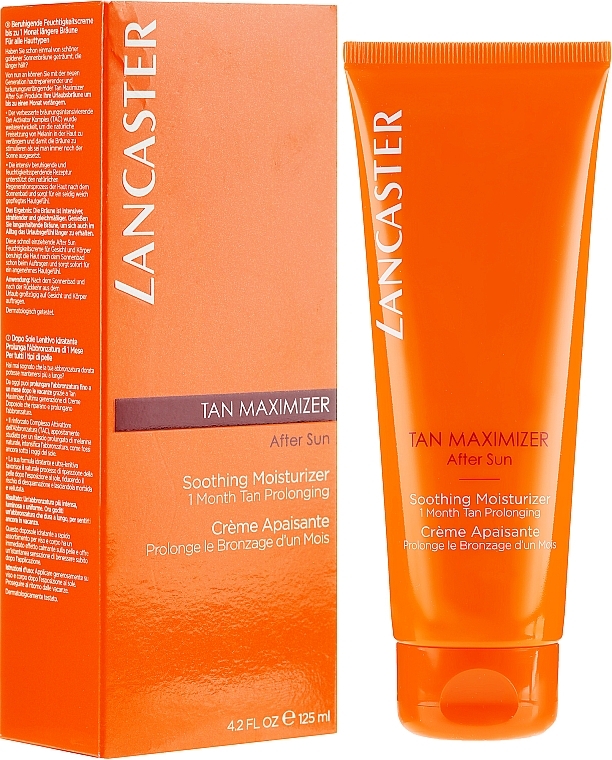 Soothing & Moisturizing Cream - Lancaster Tan Maximizer Soothing Moisturizer Repairing After Sun — photo N1