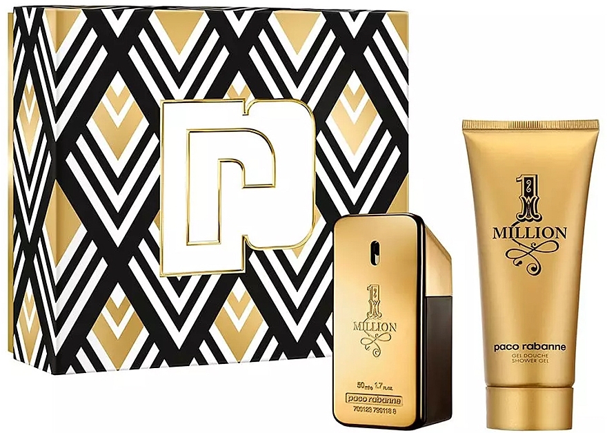 Paco Rabanne 1 Million - Set (edt/50ml + sh/gel/100ml) — photo N1