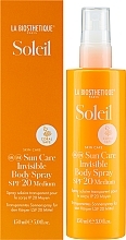 Sunscreen Body Spray SPF 20 - La Biosthetique Soleil Sun Care Invisible Body Spray SPF 20 — photo N2