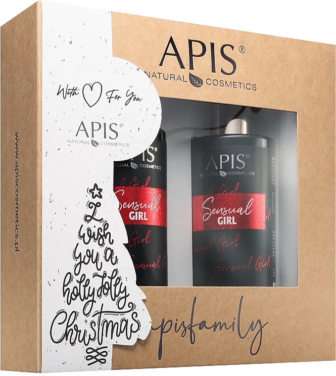 Set - APIS Professional Sensual Girl Gift Set (sh/gel/300ml+b/lot/300ml) — photo N1