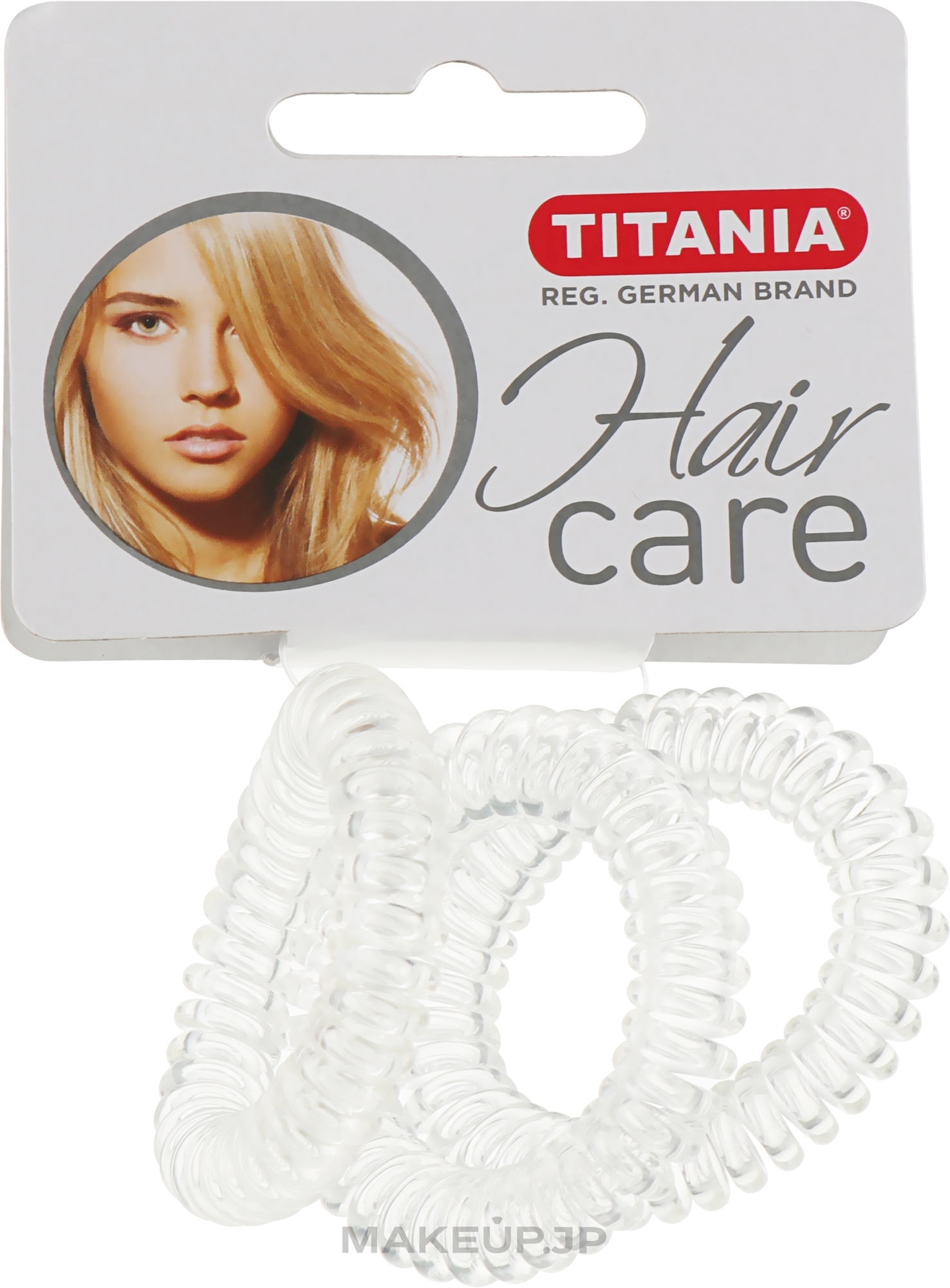 Anti Ziep Hair Ties, large, transparent - Titania — photo 3 szt.