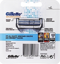 Shaving Razor Refills, 4 pcs. - Gillette SkinGuard Sensitive — photo N2