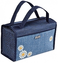 Fragrances, Perfumes, Cosmetics Makeup Bag "Camomiles", 98222, with floral print - Top Choice