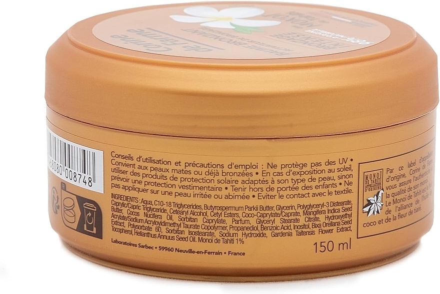 Monoi de Tahiti Bronzing Body Balm - Corine De Farme — photo N3