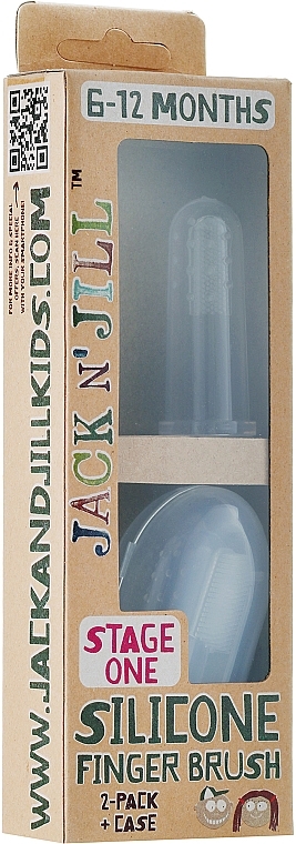 Silicone Finger Brush 6-12 Months - Jack N' Jill — photo N5