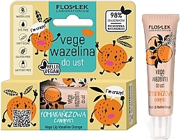 Fragrances, Perfumes, Cosmetics Cosmetic Vaseline for Lips 'Kampari' - Floslek Vege Lip Vaseline Campari