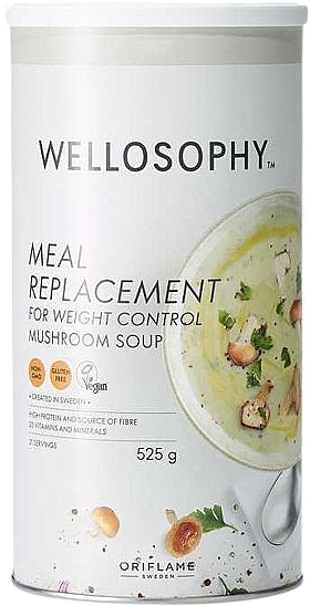 Meal Replacement for Weight Control - Mushroom Flavour - Oriflame Wellosophy Meal Replacement Mushroom Soup — photo N1