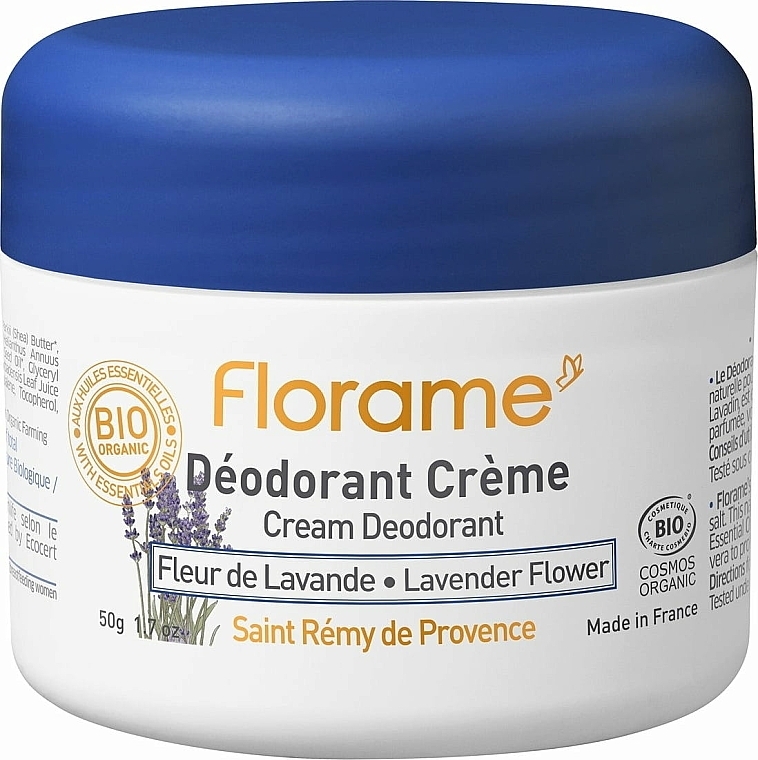 クリームデオドラント「ラベンダーフラワー」 - Florame Cream Deodorant Lavender Flower — photo N1