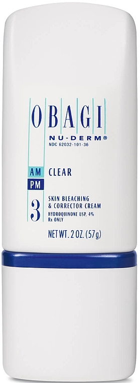 Brightening Face Cream with 4% Hydroquinone - Obagi Nu Derm Clear Rx Skin Brightening Cream — photo N1